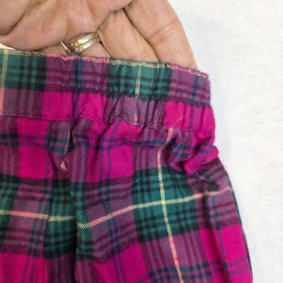 Susan Bristol Size 6 Tartan Plaid Kilt Skirt Pink Green 1980s Vintage Deadstock - Picture 5 of 10